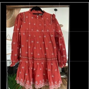 ZARA EYELET TUNIC dress